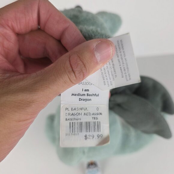 Jellycat Bashful Dragon Medium Used with Tags - Picture 4 of 5